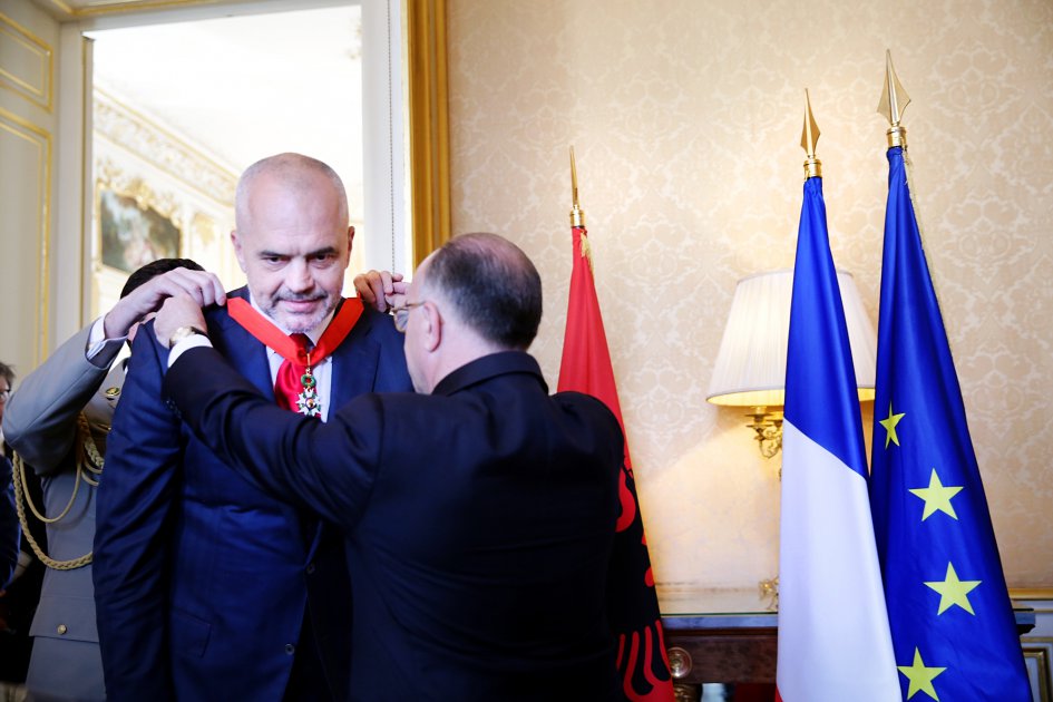 Edi Rama devient « Commandeur de la Légion d’Honneur » | CCI France Albanie